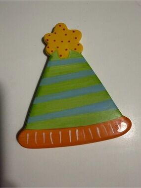 Coton Colors Striped Party Hat & Mini School Bus